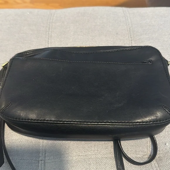 Black Coach Handbag. 10 inches wide by 6 inches high. - Picture 4 of 5